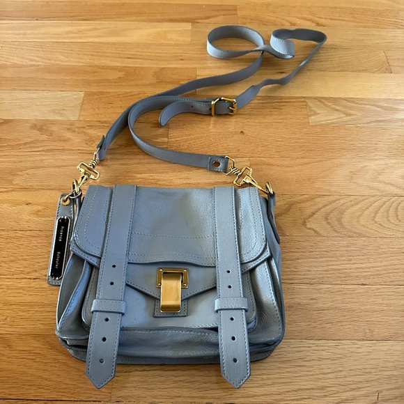 Proenza Schouler Handbags - Proenza Schouler PS1 Pouch Leather Small Crossbody Made in Italy
